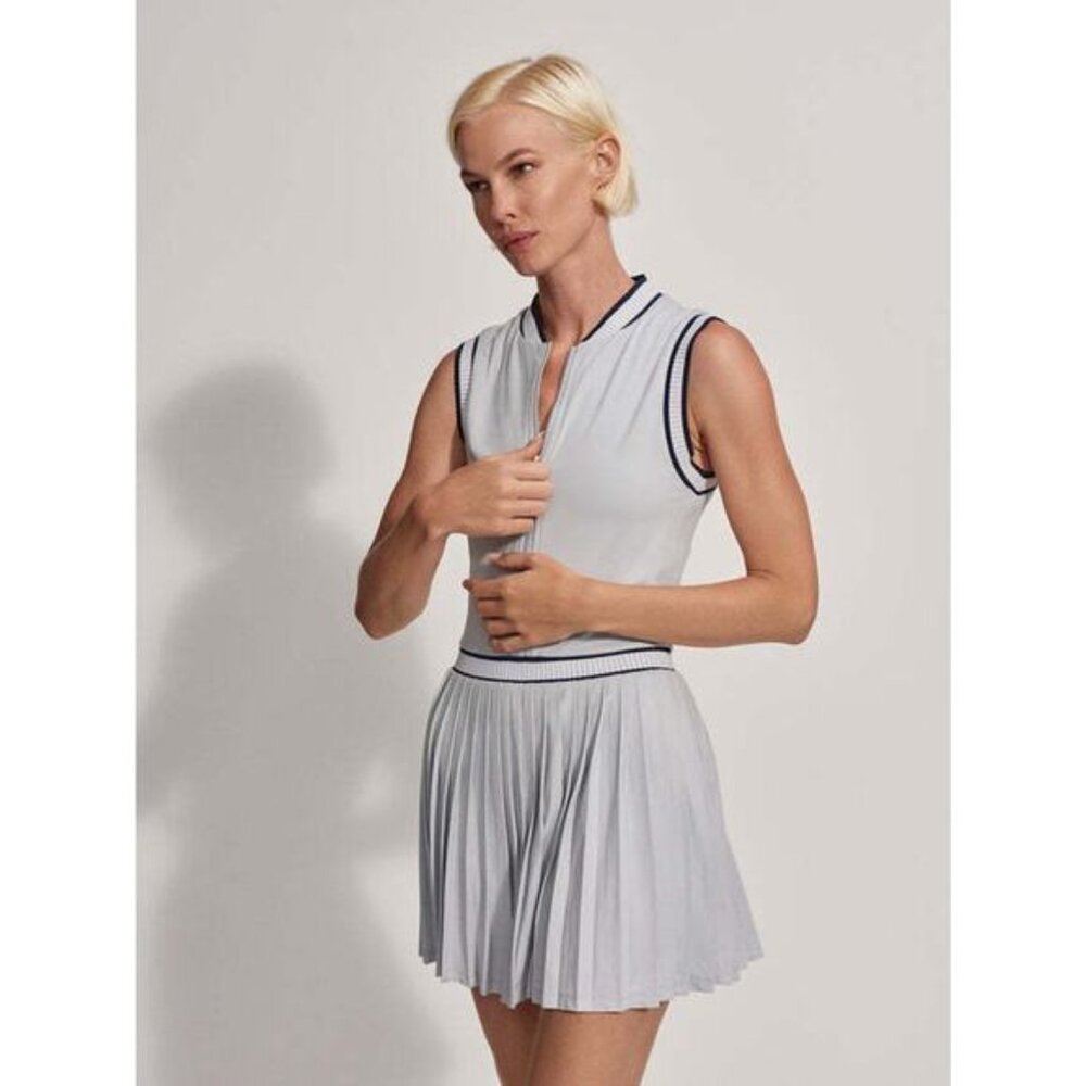 Varley Elgan Dress 31.5 Pearl Blue Size XL NWT